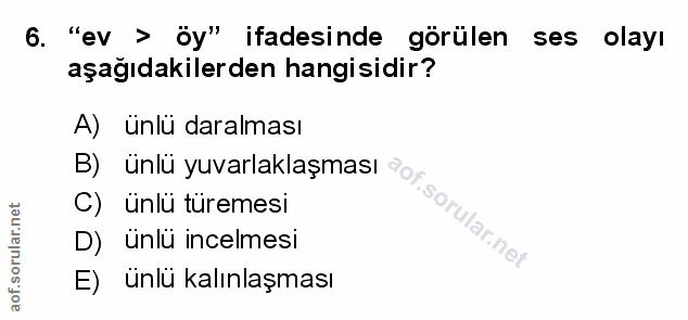 Soru 6