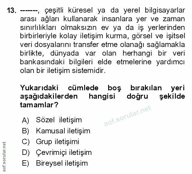 Soru 13