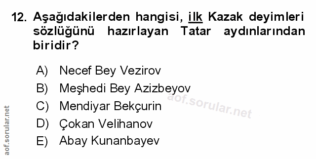 Soru 12