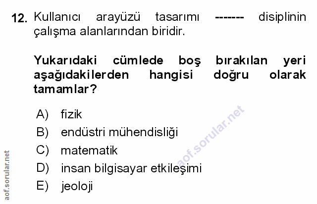 Soru 12