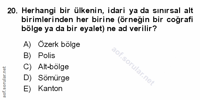 Soru 20