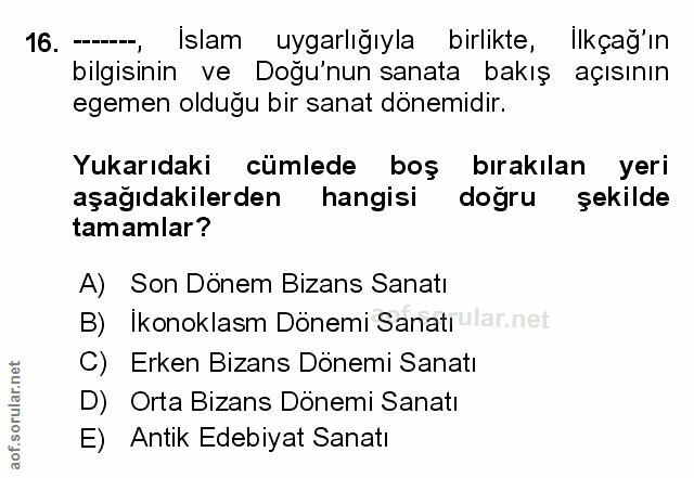 Soru 16
