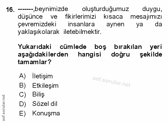 Soru 16