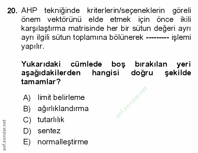 Soru 20