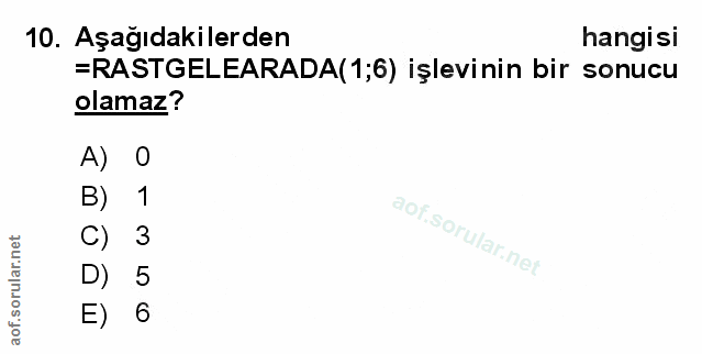 Soru 10