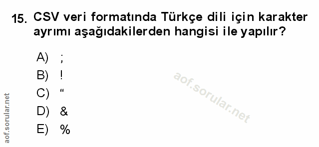 Soru 15