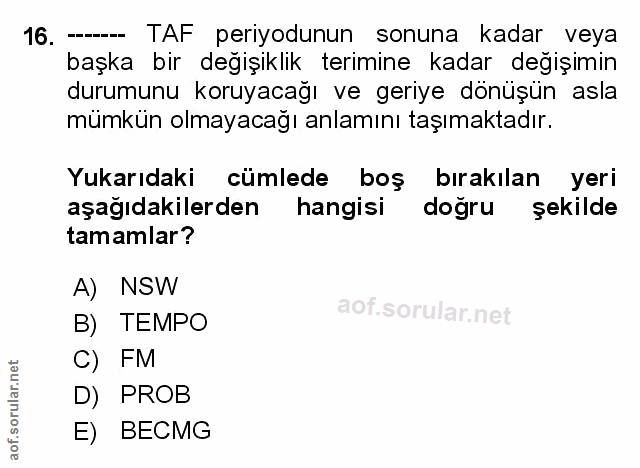 Soru 16