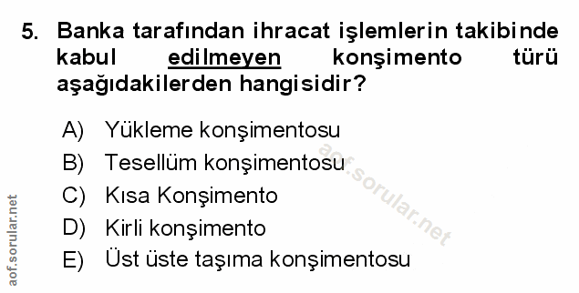 Soru 5