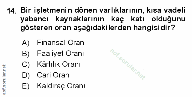 Soru 14