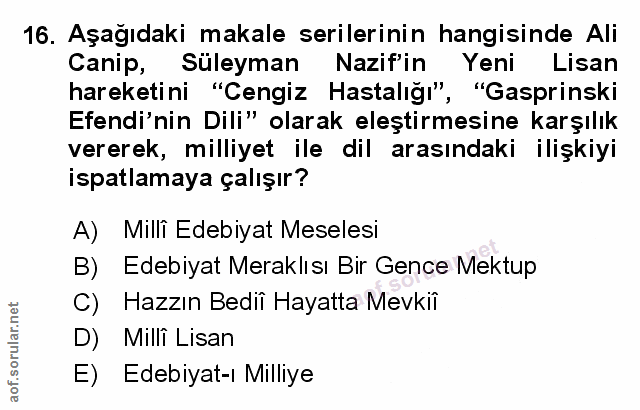 Soru 16