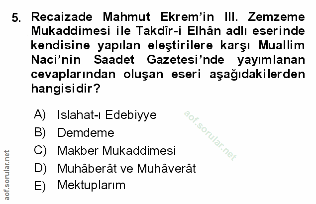 Soru 5