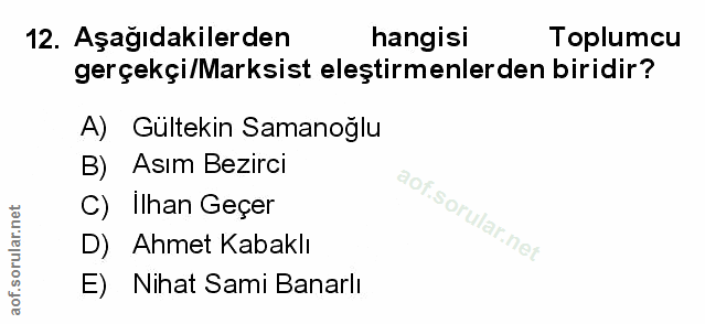 Soru 12