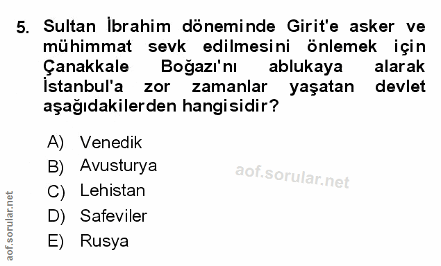Soru 5