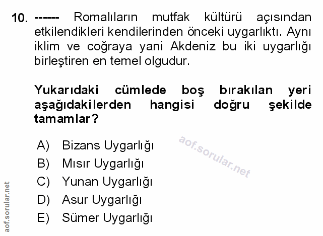 Soru 10
