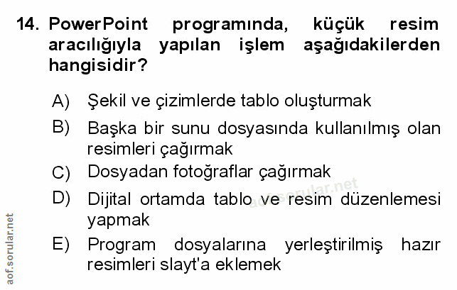 Soru 14