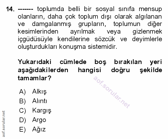 Soru 14