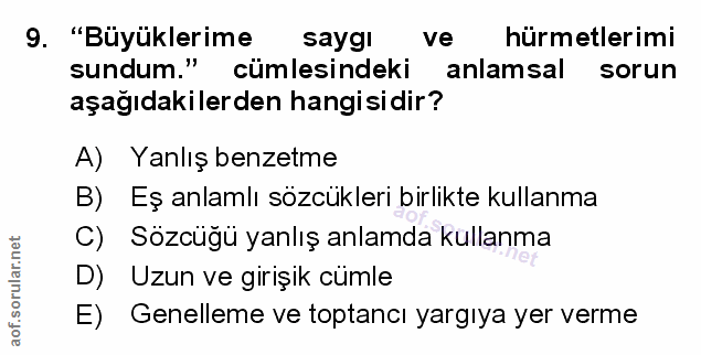 Soru 9