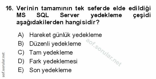 Soru 16