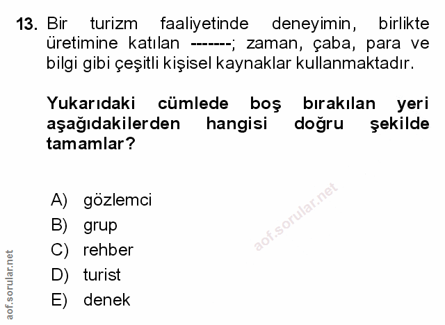 Soru 13