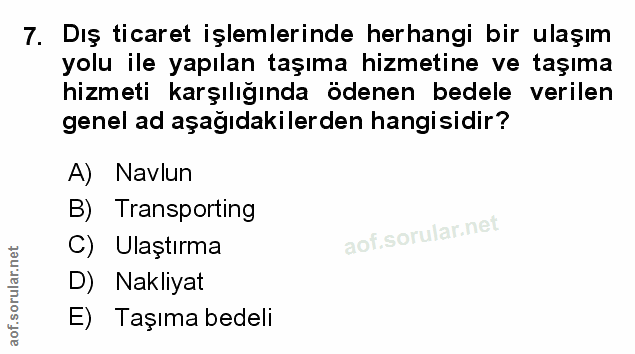 Soru 7