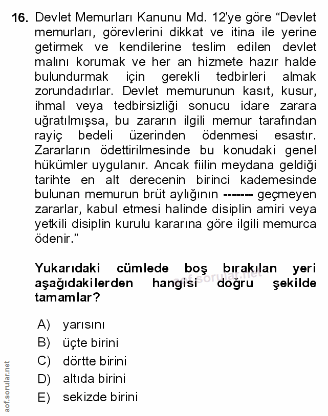 Soru 16