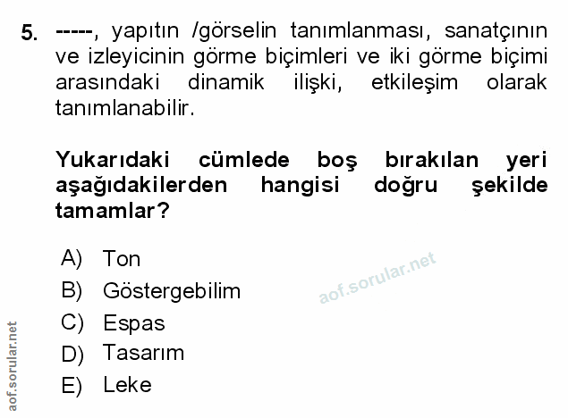 Soru 5
