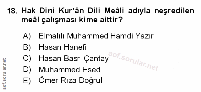 Soru 18