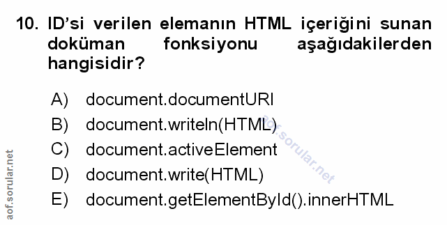 Soru 10