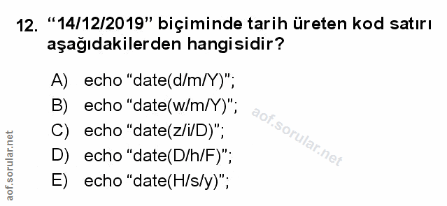 Soru 12