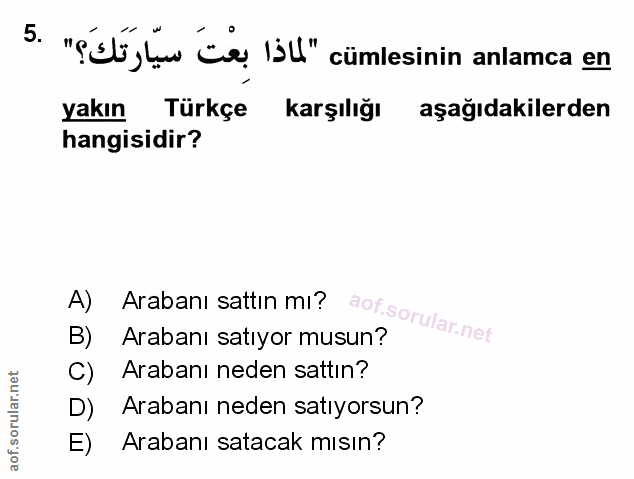 Soru 5