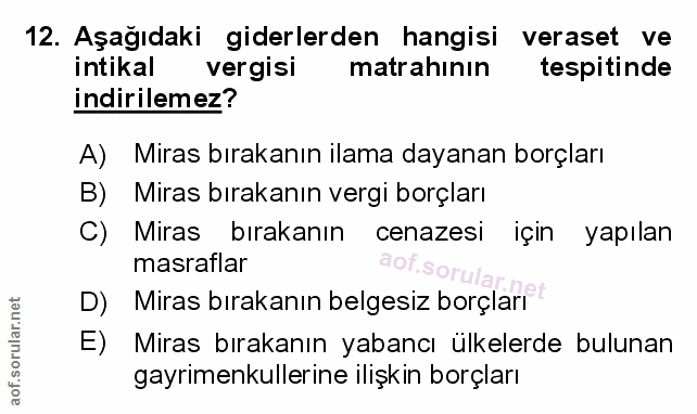 Soru 12