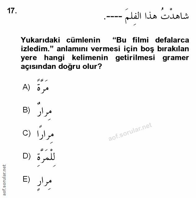 Soru 17