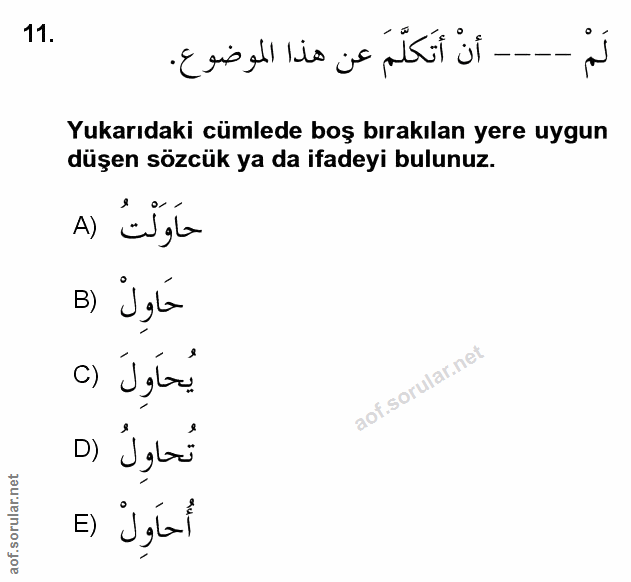 Soru 11