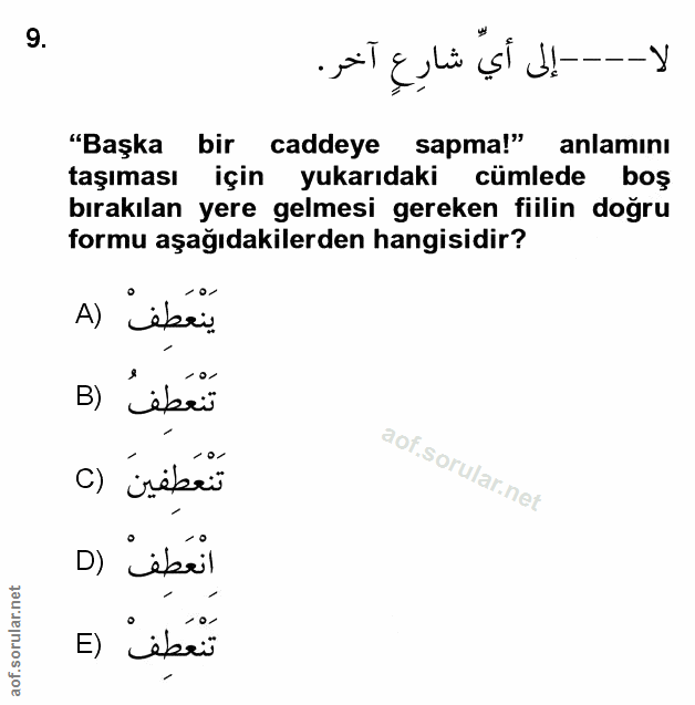 Soru 9