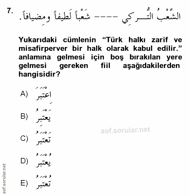 Soru 7
