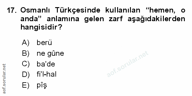 Soru 17
