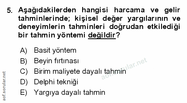 Soru 5