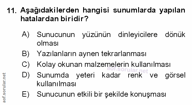 Soru 11