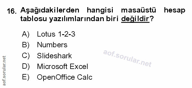 Soru 16