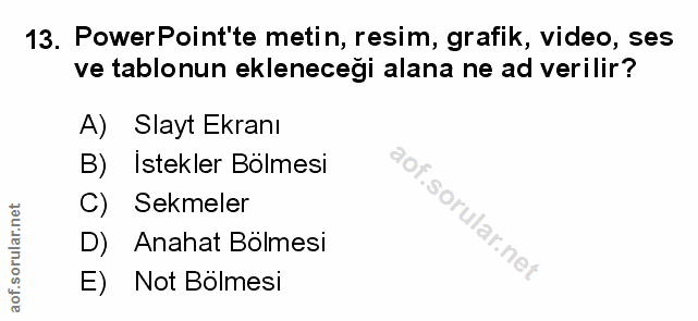 Soru 13