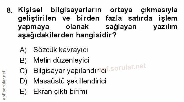 Soru 8