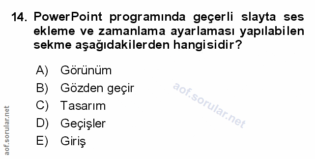 Soru 14
