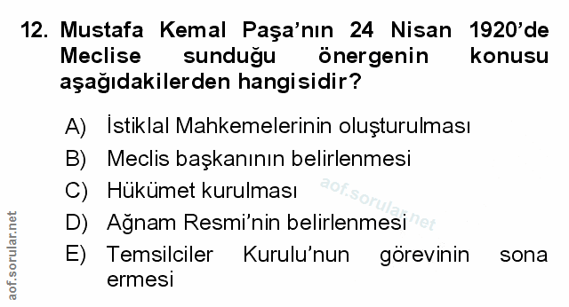 Soru 12