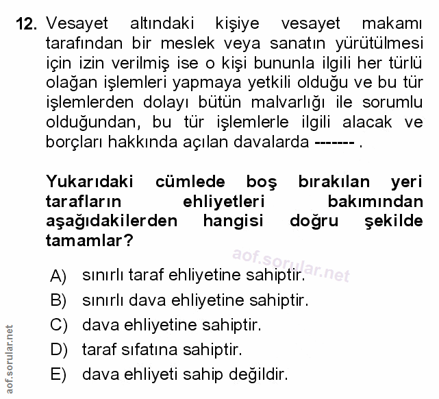 Soru 12