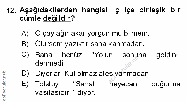 Soru 12