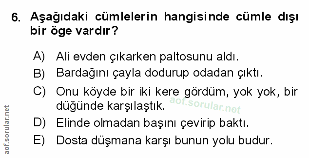 Soru 6