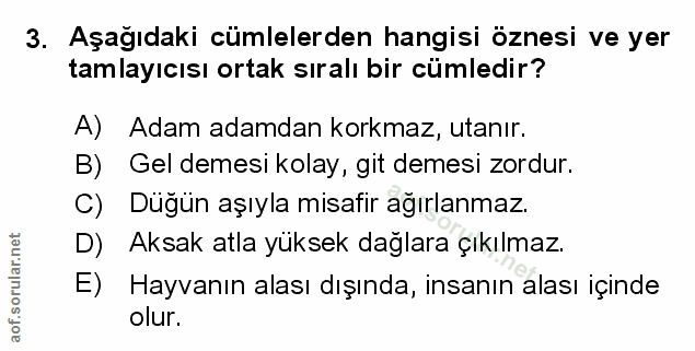 Soru 3