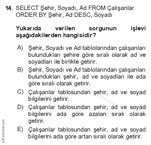 Soru 14