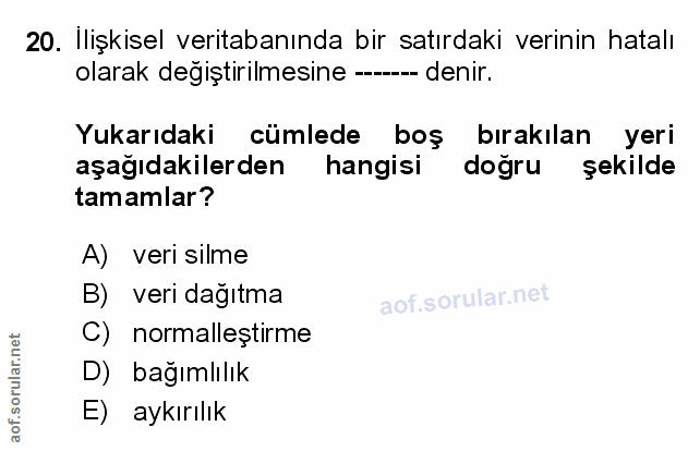Soru 20