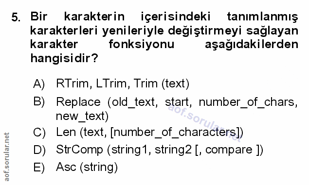Soru 5